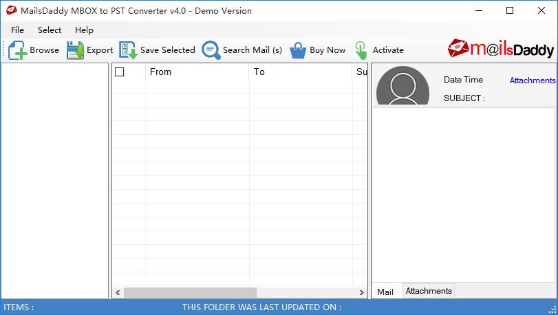 MailsDaddy MBOX To PST Converter下载,MBOX到PST转换器