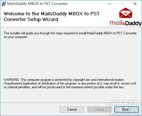 MailsDaddy MBOX To PST Converter下载,MBOX到PST转换器