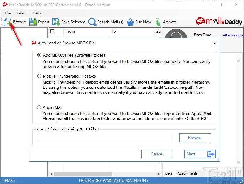MailsDaddy MBOX To PST Converter下载,MBOX到PST转换器