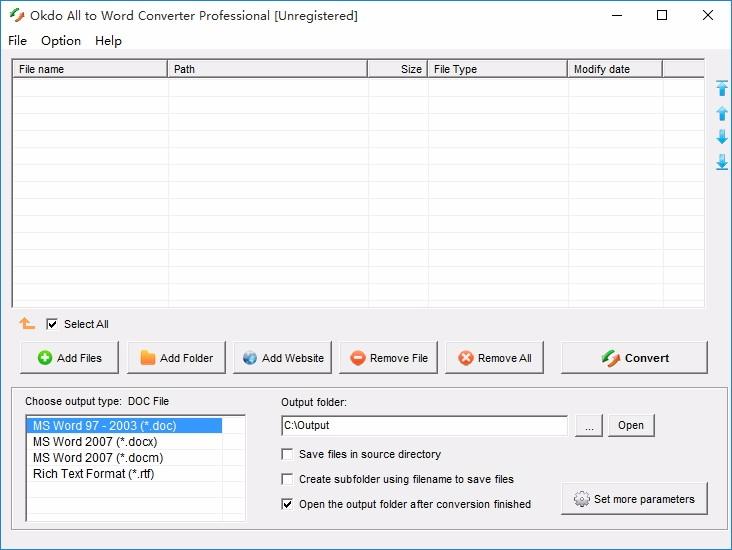 Okdo All to Word Converter Professional下载,Word文档转换器