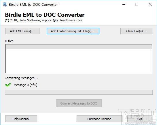 Birdie EML to DOC Converter下载,邮件转换器,EML转DOC