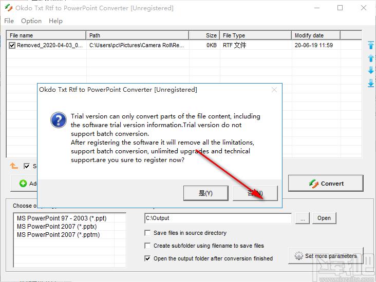Okdo Txt Rtf to PowerPoint Converter下载,TXT转PPT