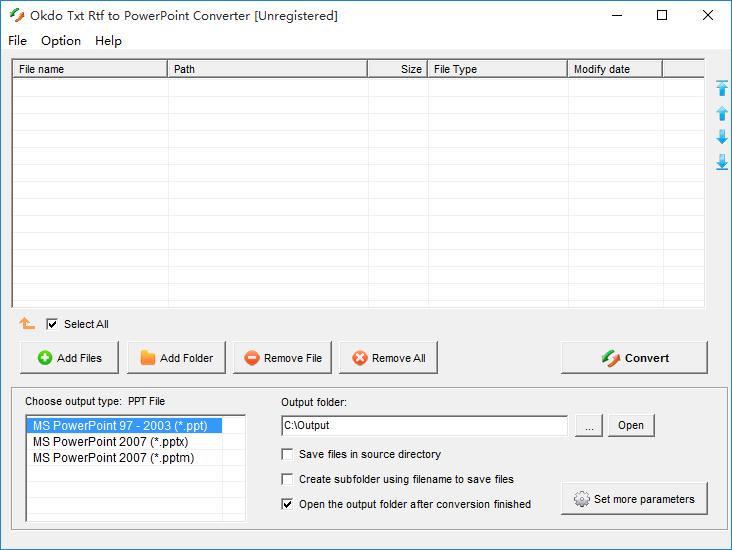 Okdo Txt Rtf to PowerPoint Converter下载,TXT转PPT